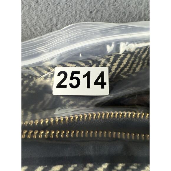 J CREW Puffer Vest Gray Herringbone Pattern Down Filled w/Pockets Size Small - Picture 7 of 7